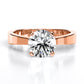 Zahara Round Diamond Engagement Ring (Lab Grown Igi Cert) rosegold
