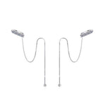 Zenny Round Diamond Earrings whitegold