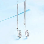 Zenny Round Diamond Earrings whitegold