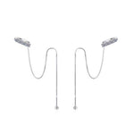 Zenny Round Diamond Earrings whitegold