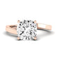 Zinnia Diamond Matching Band Only ( Engagement Ring Not Included) For Ring With Cushion Center rosegold