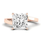 Zinnia Diamond Matching Band Only ( Engagement Ring Not Included) For Ring With Princess Center rosegold