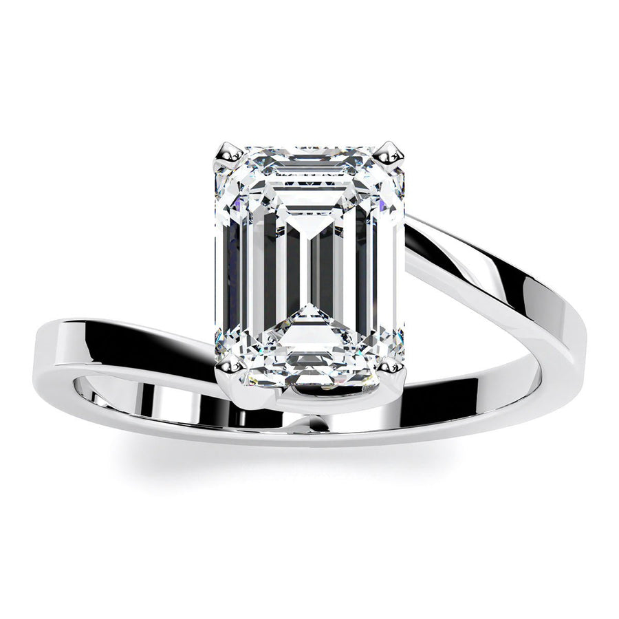 2.00 ct - Zinnia - GIA Natural Emerald Diamond Engagement Ring