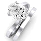 Zinnia Oval Diamond Bridal Set (Lab Grown Igi Cert) whitegold