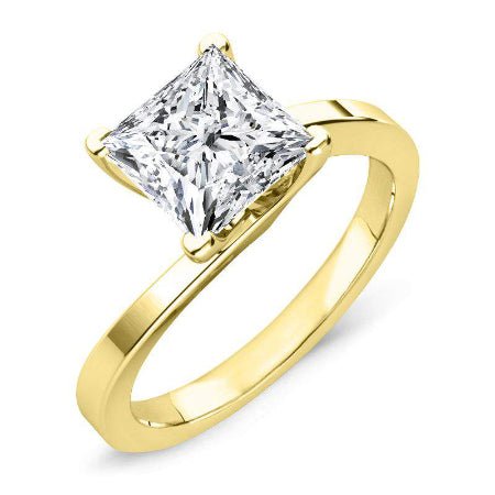 Zinnia Princess Diamond Engagement Ring (Lab Grown Igi Cert) yellowgold