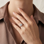 Zinnia - GIA Natural Round Diamond Engagement Ring