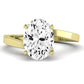 Zinnia Oval Diamond Engagement Ring (Lab Grown Igi Cert) yellowgold