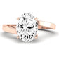 Zinnia Oval Diamond Engagement Ring (Lab Grown Igi Cert) rosegold