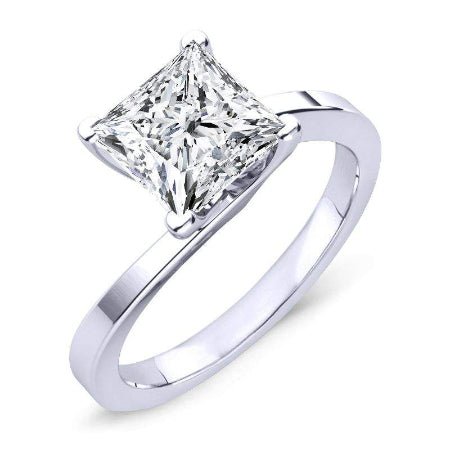 5.00 ct - Zinnia - Princess Lab Diamond Engagement Ring (IGI Certified)