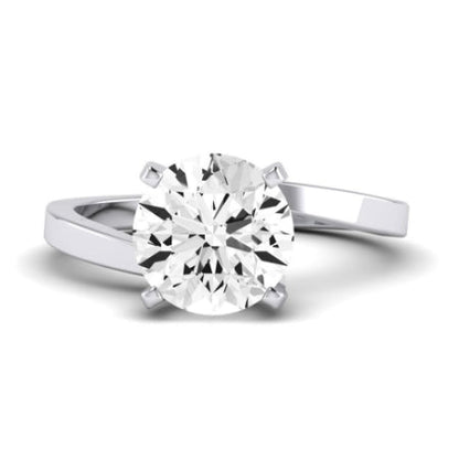 Zinnia Round Diamond Bridal Set (Lab Grown Igi Cert) whitegold