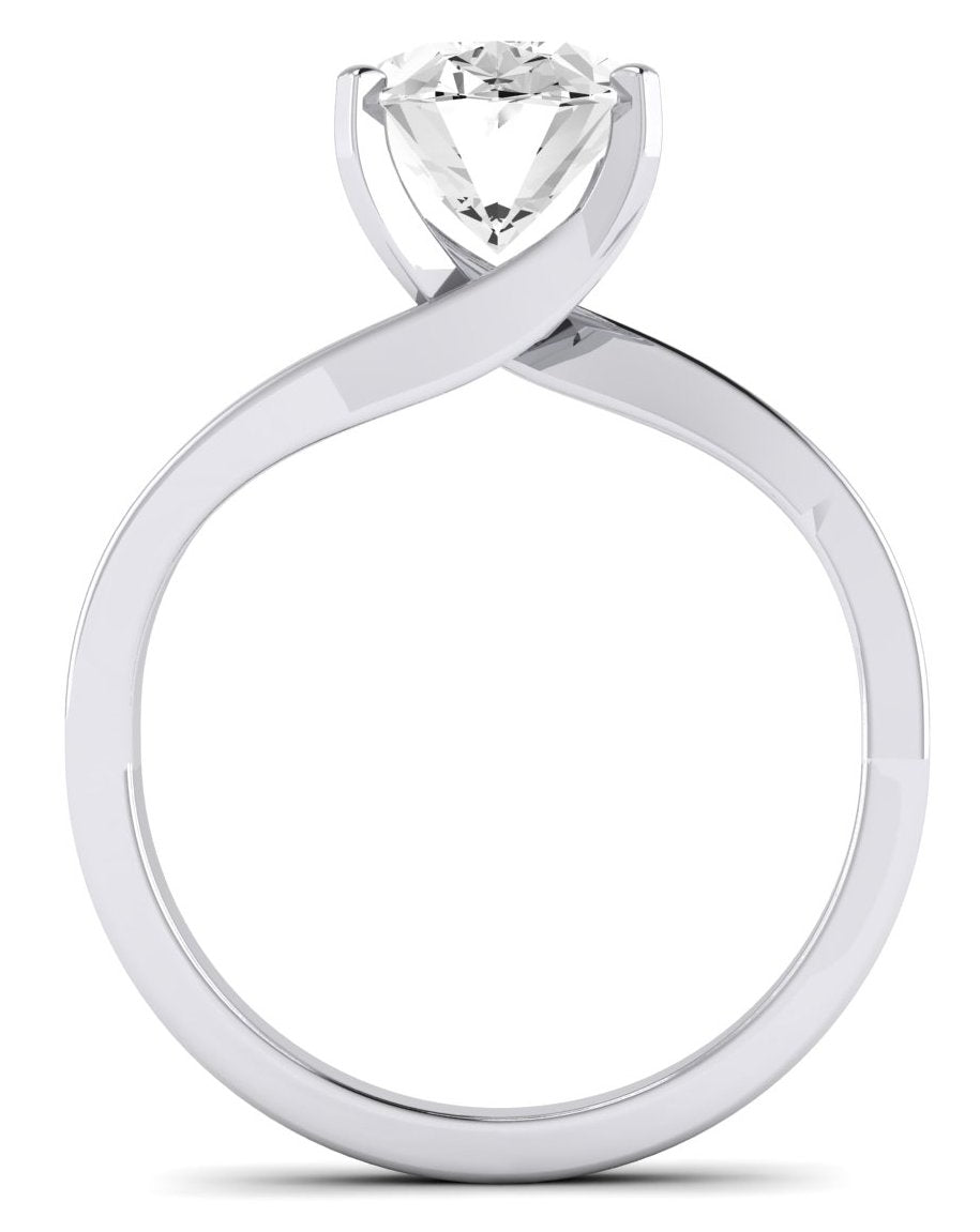 Zinnia Oval Diamond Engagement Ring (Lab Grown Igi Cert) whitegold