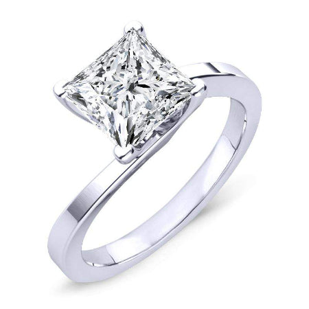 Zinnia Princess Diamond Engagement Ring (Lab Grown Igi Cert) whitegold