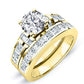 Ivy Diamond Matching Band Only (engagement Ring Not Included) For Ring With Round Center yellowgold