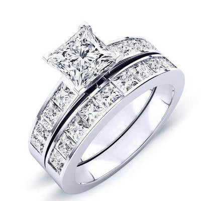 Ayana Moissanite Matching Band Only (engagement Ring Not Included) For Ring With Princess Center whitegold