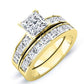 Ayana Moissanite Matching Band Only (engagement Ring Not Included) For Ring With Princess Center yellowgold