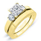 Briarrose Moissanite Matching Band Only (engagement Ring Not Included) For Ring With Princess Center yellowgold
