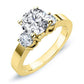 Briarrose Round Moissanite Engagement Ring yellowgold