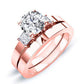 Bellflower Diamond Matching Band Only (engagement Ring Not Included) For Ring With Round Center rosegold