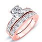 Ayana Diamond Matching Band Only (engagement Ring Not Included) For Ring With Cushion Center rosegold