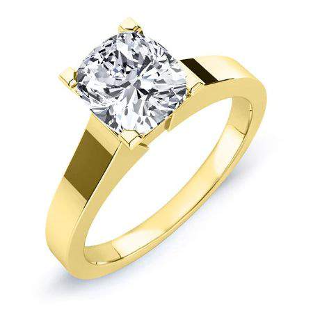 Rosemary Cushion Diamond Engagement Ring (Lab Grown Igi Cert) yellowgold
