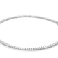 3 CT TCW Round Diamond Tennis Necklace (18in)