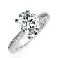 Azalea Oval Diamond Engagement Ring (Lab Grown Igi Cert) whitegold