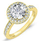Quince Round Diamond Engagement Ring (Lab Grown Igi Cert) yellowgold