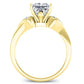 Hibiscus Princess Diamond Engagement Ring (Lab Grown Igi Cert) yellowgold