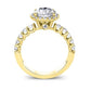 Sweetpea Round Diamond Engagement Ring (Lab Grown Igi Cert) yellowgold