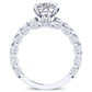 Kassia Cushion Diamond Engagement Ring (Lab Grown Igi Cert) whitegold