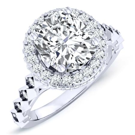 Rosanna Cushion Diamond Bridal Set (Lab Grown Igi Cert) whitegold