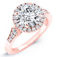 Kalmia Diamond Matching Band Only (engagement Ring Not Included) For Ring With Round Center rosegold