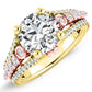Sireli Diamond Matching Band Only (engagement Ring Not Included) For Ring With Round Center yellowgold