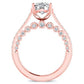Nala Cushion Diamond Engagement Ring (Lab Grown Igi Cert) rosegold
