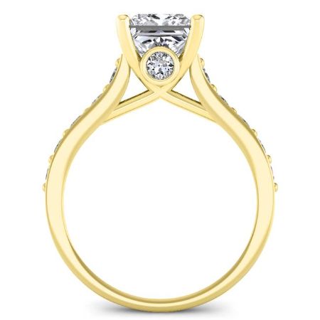Calluna Princess Diamond Engagement Ring (Lab Grown Igi Cert) yellowgold