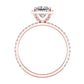 Columbine Princess Diamond Engagement Ring (Lab Grown Igi Cert) rosegold