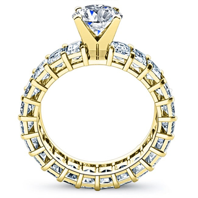 Linnea Round Diamond Engagement Ring (Lab Grown Igi Cert) yellowgold