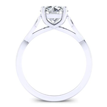 Nolina Round Diamond Engagement Ring (Lab Grown Igi Cert) whitegold