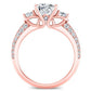 Thistle Cushion Diamond Engagement Ring (Lab Grown Igi Cert) rosegold