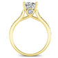 Calluna Cushion Diamond Engagement Ring (Lab Grown Igi Cert) yellowgold