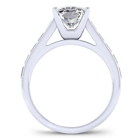 Yarrow Cushion Diamond Engagement Ring (Lab Grown Igi Cert) whitegold