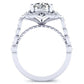 Hana Round Diamond Engagement Ring (Lab Grown Igi Cert) whitegold