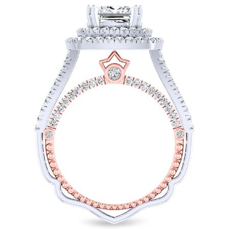 Lupin Princess Diamond Engagement Ring (Lab Grown Igi Cert) whitegold