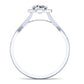 Larkspur Round Diamond Engagement Ring (Lab Grown Igi Cert) whitegold