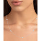 Vinca Strand Diamond Accented Necklace whitegold