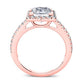 Mallow Princess Diamond Engagement Ring (Lab Grown Igi Cert) rosegold