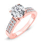Malva Diamond Matching Band Only (engagement Ring Not Included) For Ring With Round Center rosegold