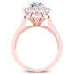 Mawar Cushion Diamond Engagement Ring (Lab Grown Igi Cert) rosegold