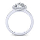 Quince Princess Moissanite Engagement Ring whitegold