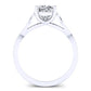 Nolina Cushion Diamond Engagement Ring (Lab Grown Igi Cert) whitegold